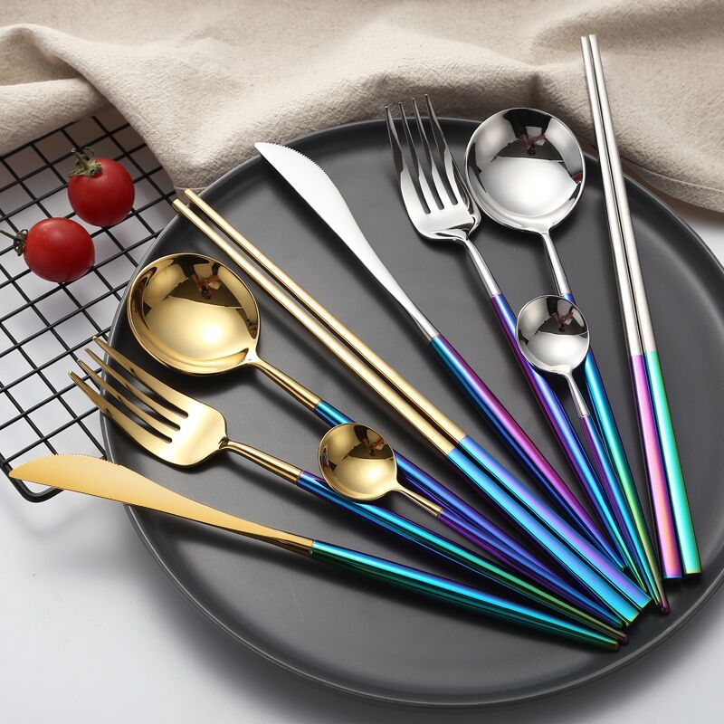 Rainbow Stainless Flatware